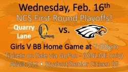 NCS varsity girls basketball first round playoffs